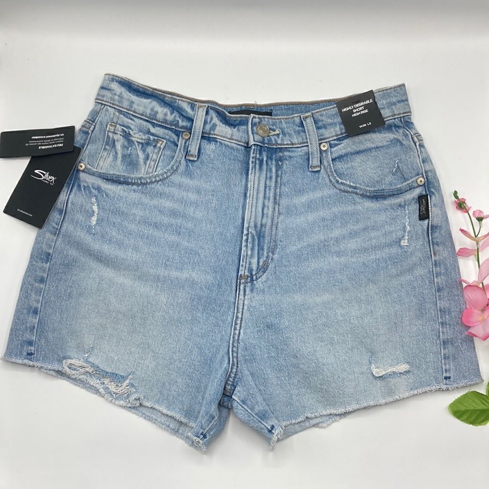 Women's Silver Jeans Co. Highly Desirable Jean Cutoff Shorts Western Cowgirl W28